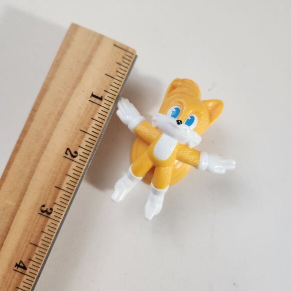 Tails The Fox Sonic Spin Toy Figure McDonalds Happy Meal - Picture 5 of 5